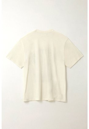 Tennis Camiseta Oversize Con Estampado Crudo Para Mujer
