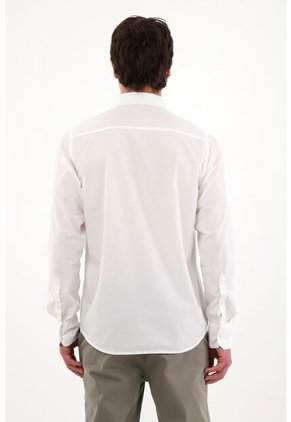 Tennis Camisa De Botones Blanca Para Hombre