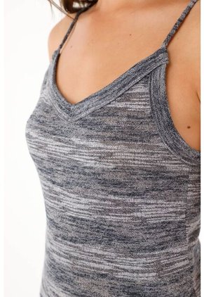 Tennis Camiseta Tipo Pañoleta Gris Para Mujer