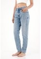 Tennis Jean Mom De Tiro Alto Tono Medio Para Mujer de Tennis
