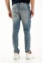 Tennis Jean Skinny Tiro Medio Con Pigmento Blanco Para Hombre de Tennis