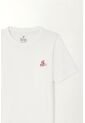 Camiseta Manga Corta Blanca Para Niño de Tennis
