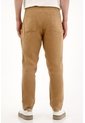 Tennis Pantalón Chino En 100% Lino Café De Ajuste Cómodo Para Hombre de Tennis