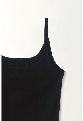 Tennis Camiseta Tipo Esqueleto En Tejido Liviano Negra Para Mujer