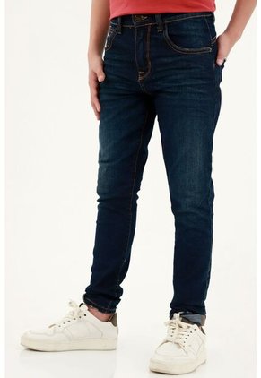 Jean Azul Slim Clásico Para Niño