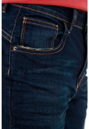 Jean Azul Slim Clásico Para Niño
