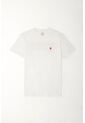 Tennis Camiseta Básica Estampada En Espalda Blanca Para Hombre de Tennis