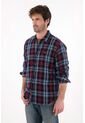 Tennis Camisa Tipo Leñadora Azul Para Hombre de Tennis
