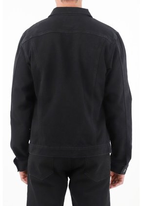 Tennis Chaqueta Negra En Denim Para Hombre