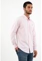 Camisa Con Diseño A Rayas Rosada Para Hombre de Tennis