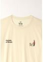 Tennis Camiseta Básica Crudo Para Hombre de Tennis