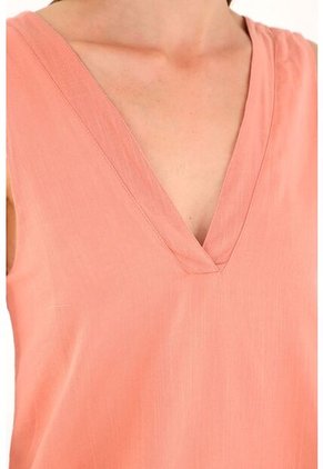 Tennis Vestido Naranja Corto Silueta Tipo A Para Mujer