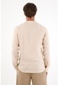 Camisa Manga Larga A Rayas Crudo Para Hombre de Tennis