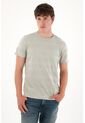 Tennis Camiseta Básica A Rayas Gris Para Hombre de Tennis