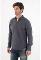 Tennis Camisa Clásica Manga Larga Azul Para Hombre de Tennis