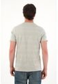 Tennis Camiseta Básica A Rayas Gris Para Hombre de Tennis