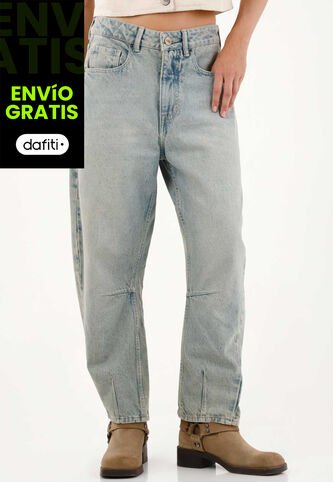 Tennis Jean Horseshoe Cinco Bolsillos Azul Para Mujer Tennis