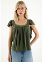 Tennis Camisa Verde De Tiras Con Bolero Para Mujer de Tennis