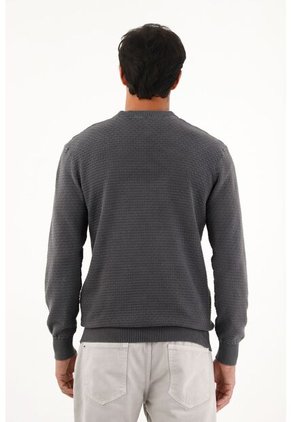 Tennis Buzo Tejido Gris Diseño Cerrado Para Hombre