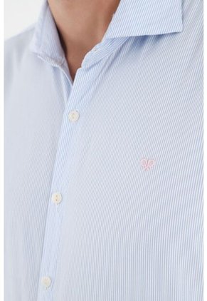 Tennis Camisa Clásica Azul Para Hombre