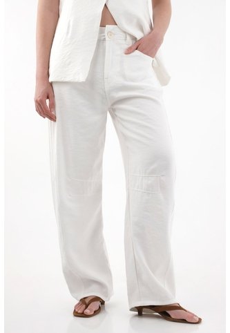 Tennis Pantalón Horseshoe En Twill Pesado Crudo Para Mujer Tennis