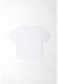 Tennis Camiseta Para Mujer De Algodón Blanca De Fit Relajado Con Escote En V de Tennis