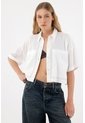 Tennis Camisa Con Bolsillos Blanca Para Mujer de Tennis