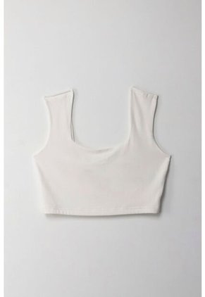 Tennis Camiseta Crop Manga Sisa Crudo Para Mujer