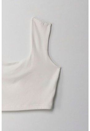 Tennis Camiseta Crop Manga Sisa Crudo Para Mujer