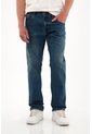 Tennis Jean Recto Tiro Medio Con Arrugas 3D Para Hombre de Tennis
