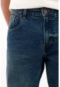 Tennis Jean Recto Tiro Medio Con Arrugas 3D Para Hombre de Tennis