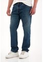 Tennis Jean Recto Tiro Medio Con Arrugas 3D Para Hombre de Tennis