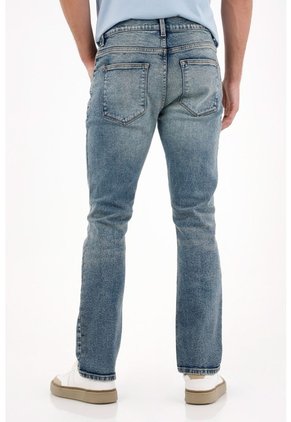 Tennis Jean Nudy Tiro Medio Azul Con Diseño Versátil Para Hombre