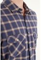 Tennis Camisa Preteñida Azul Para Hombre de Tennis