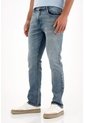 Tennis Jean Nudy Tiro Medio Azul Con Diseño Versátil Para Hombre de Tennis
