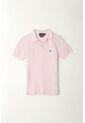 Polo Cuello Tejido Rosada Para Niño de Tennis