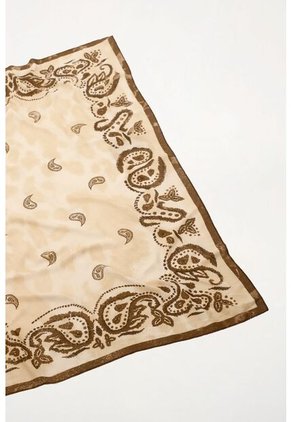 Tennis Pañoleta Con Estampado Paisley Café