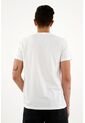 Camiseta Blanca Estampada Para Hombre de Tennis