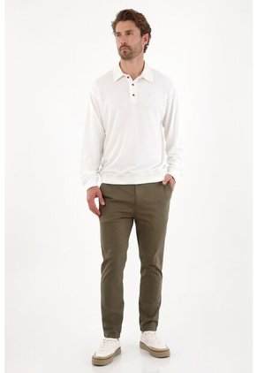 Tennis Pantalón Chino Verde Para Hombre