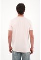 Camiseta Básica Con Mini Print Rosada Para Hombre de Tennis