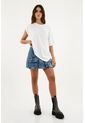 Camiseta Blanca Con Mangas Asimétricas Para Mujer de Tennis