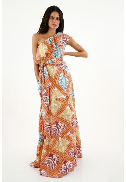 Vestido Estampado Para Mujer