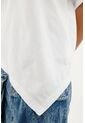 Camiseta Blanca Con Mangas Asimétricas Para Mujer de Tennis