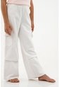 Pantalón Crudo Tipo Cargo Para Niña de Tennis