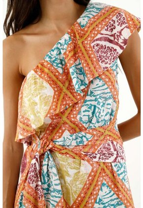 Vestido Estampado Para Mujer