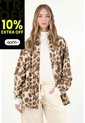 Tennis Buzo En Burda Con Estampado Animal Print Para Mujer de Tennis