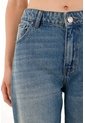 Tennis Jean Mom Fit Tiro Alto Con Realce En Las Costuras Para Mujer de Tennis