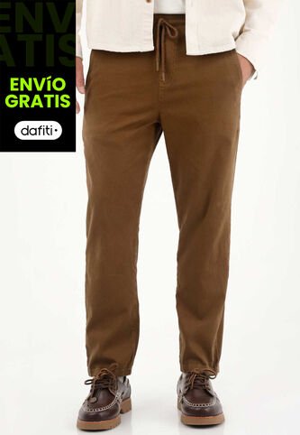 Tennis Pantalón Recto En Corduroy Café Para Hombre Tennis