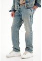 Tennis Jean Recto Con Dirty Azul Claro Para Hombre de Tennis