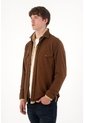 Tennis Buzo Tipo Camisa Café Para Hombre de Tennis